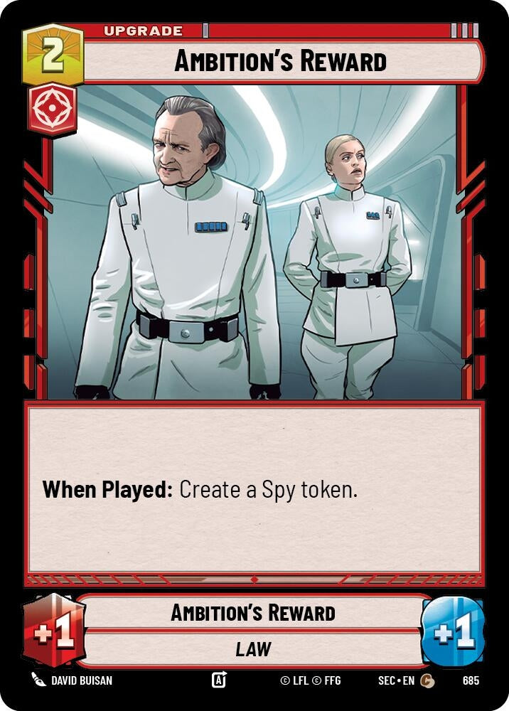 Ambition's Reward (Foil) (685) (SEC)