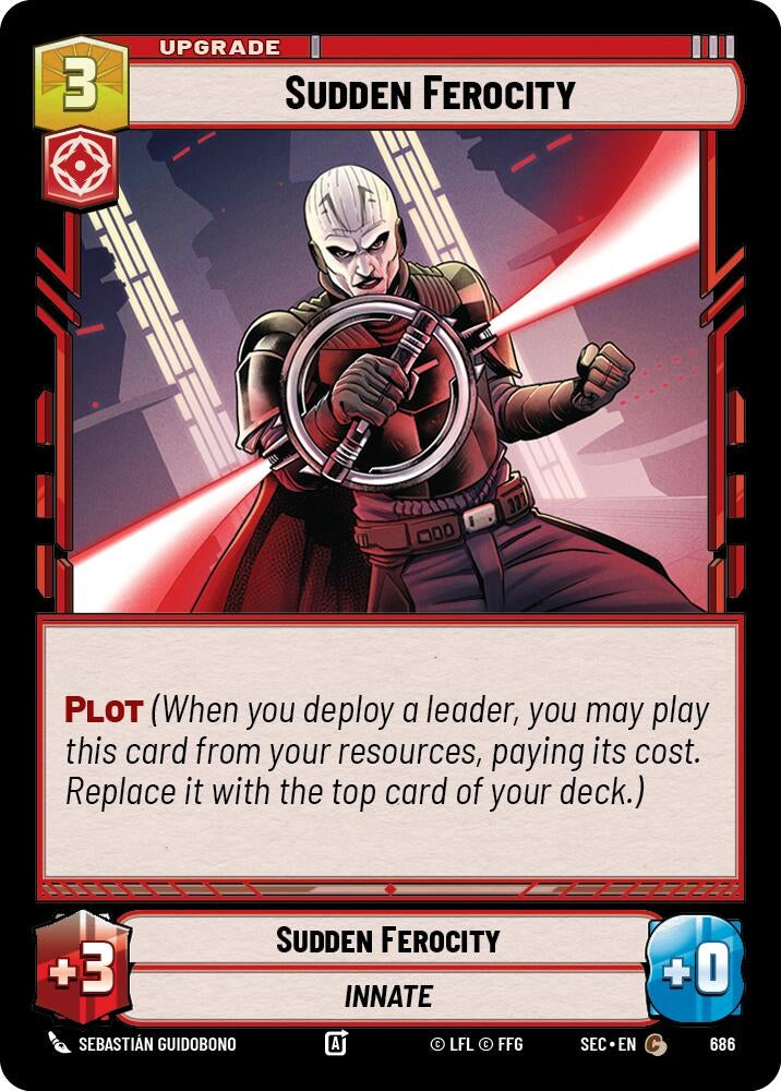 Sudden Ferocity (Foil) (686) (SEC)