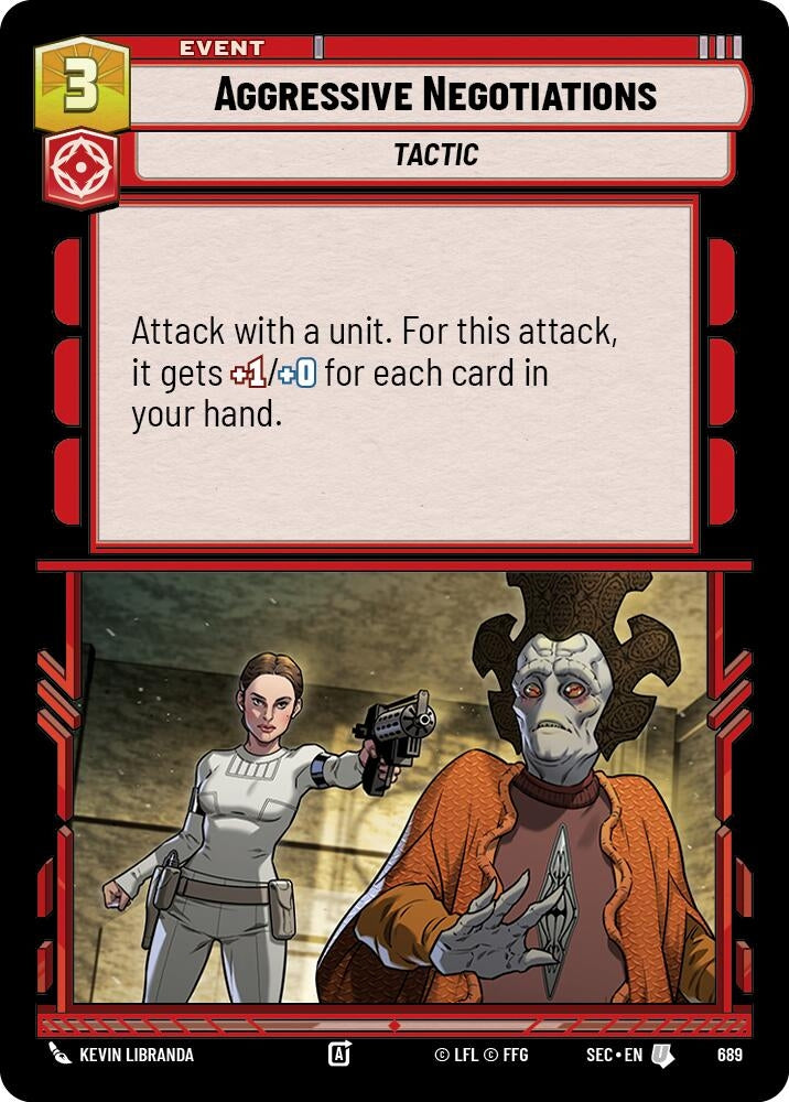 Aggressive Negotiations (Foil) (689) (SEC)