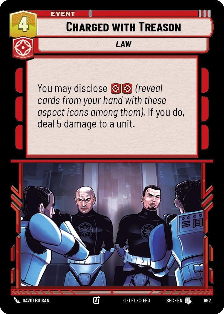 Charged with Treason (Foil) (692) (SEC)