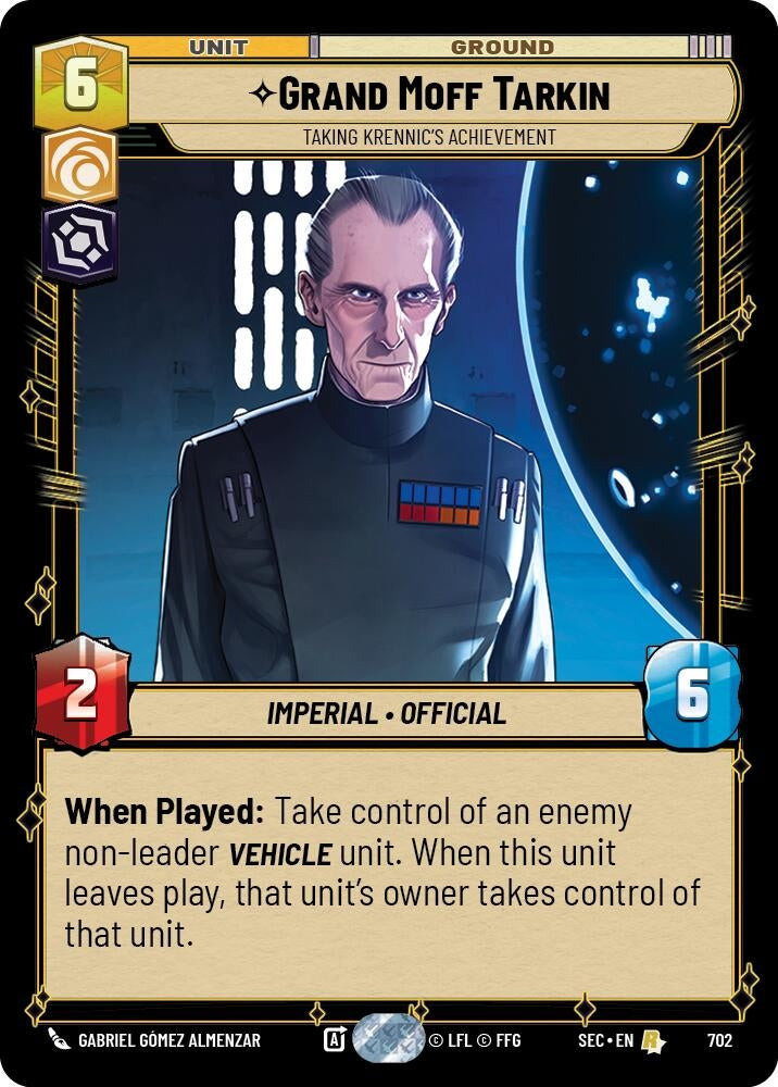 Grand Moff Tarkin - Taking Krennic's Achievement (Foil) (702) (SEC)