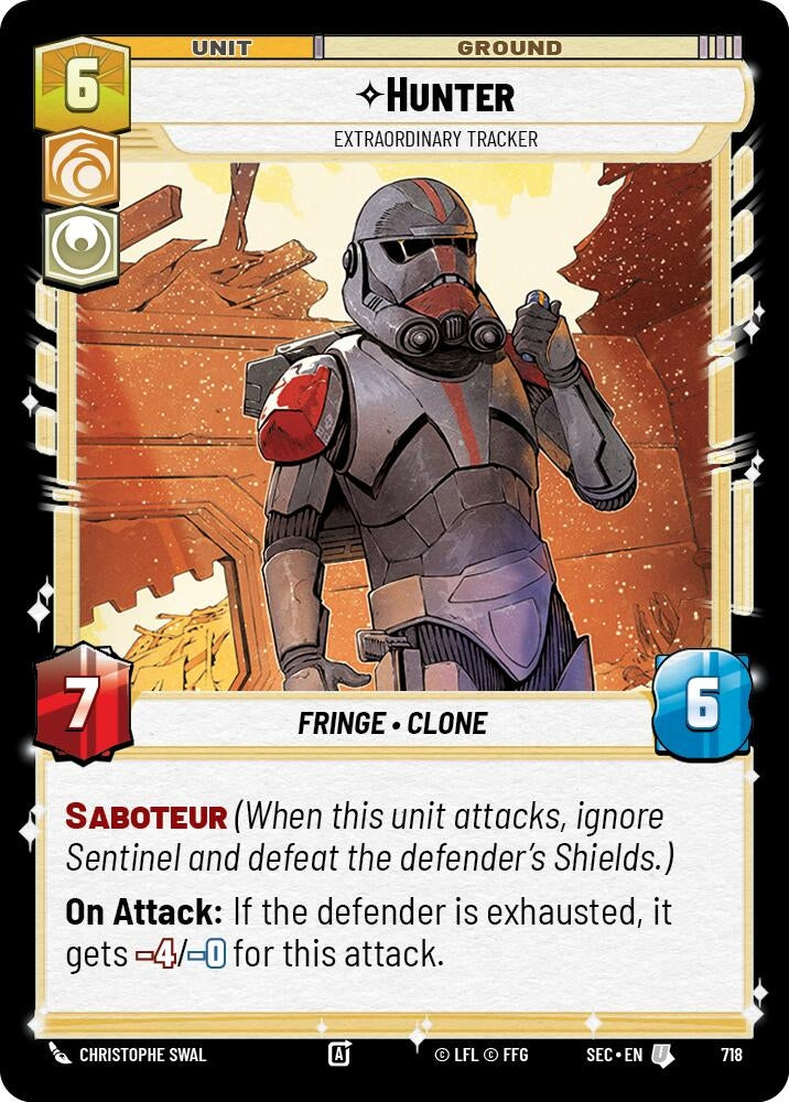 Hunter - Extraordinary Tracker (Foil) (718) (SEC)