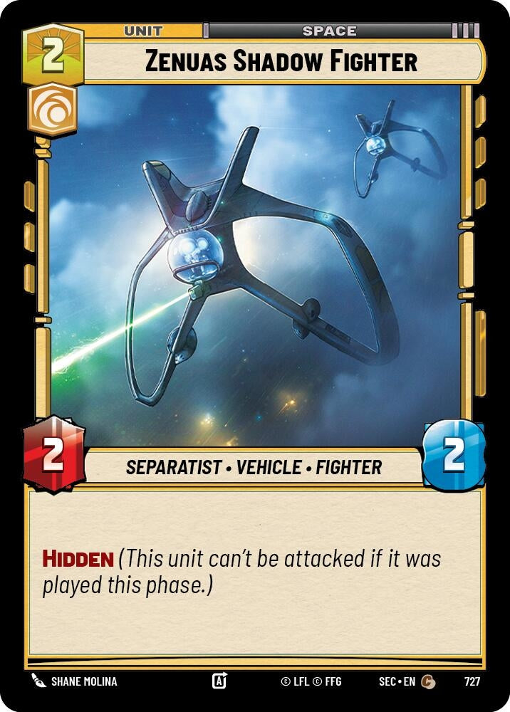 Zenuas Shadow Fighter (Foil) (727) (SEC)