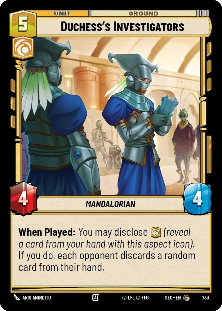 Duchess's Investigators (Foil) (733) (SEC)
