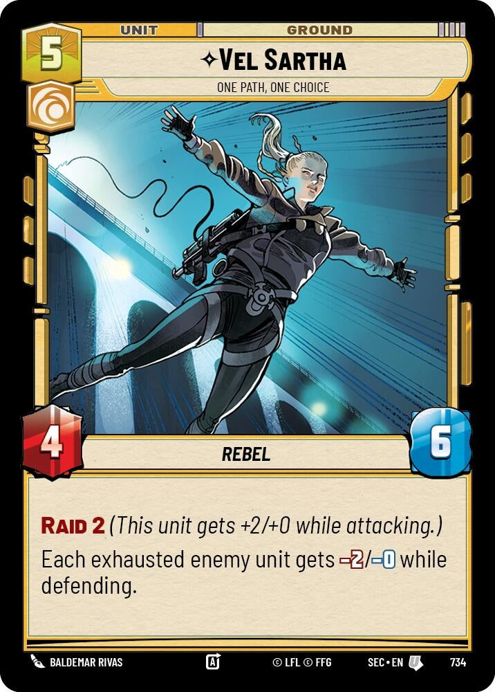 Vel Sartha - One Path, One Choice (Foil) (734) (SEC)