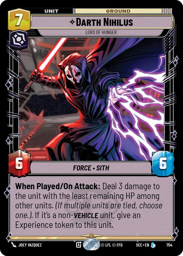 Darth Nihilus - Lord of Hunger (Foil) (754) (SEC)