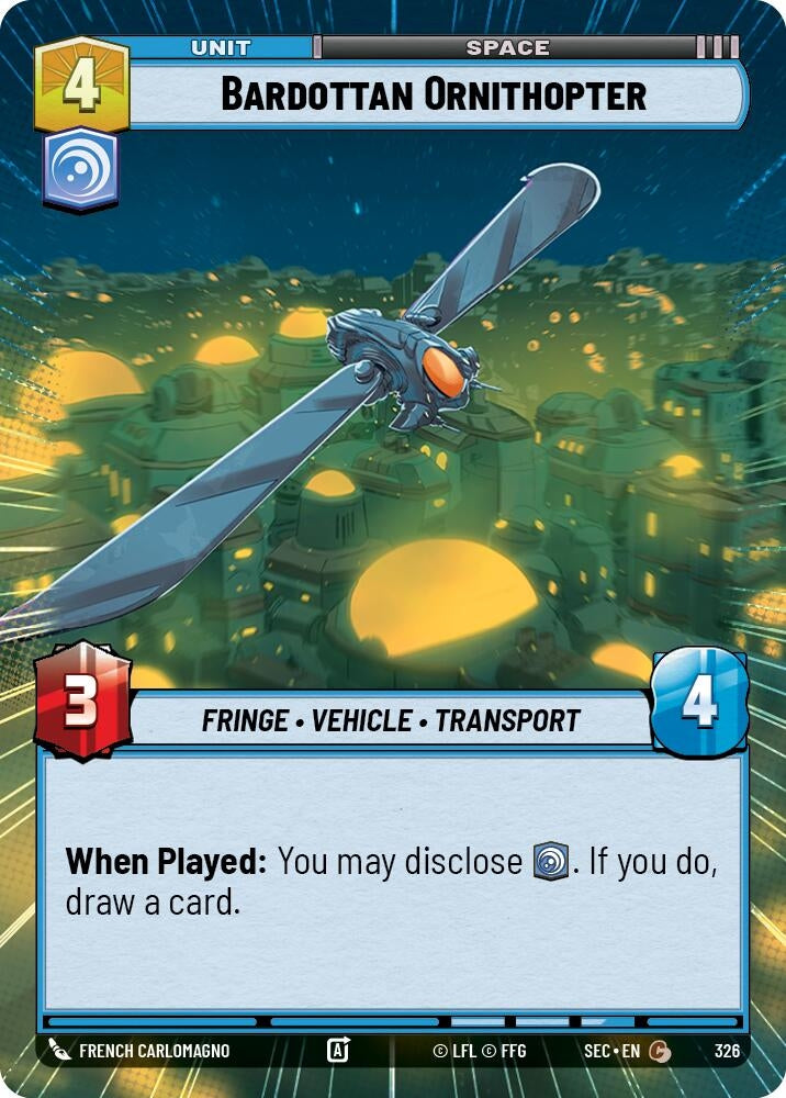 Bardottan Ornithopter (Hyperspace) (326) (SEC)