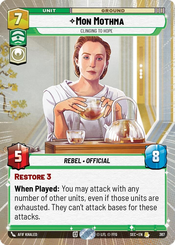 Mon Mothma - Clinging to Hope (Hyperspace) (367) (SEC)