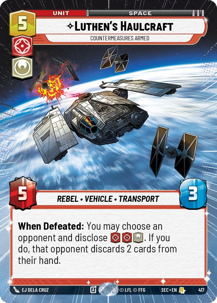 Luthen's Haulcraft - Countermeasures Armed (Hyperspace) (417) (SEC)