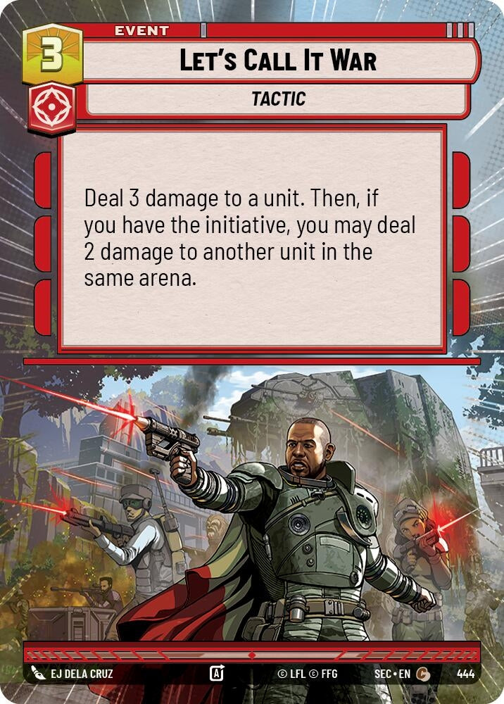 Let's Call It War (Hyperspace) (444) (SEC)
