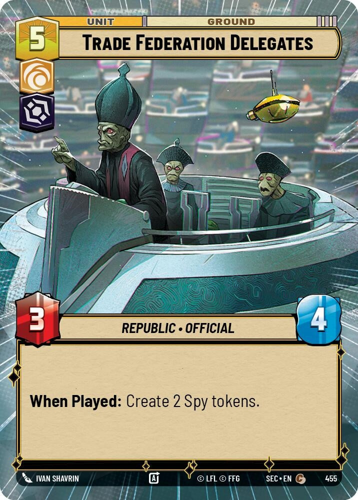 Trade Federation Delegates (Hyperspace) (455) (SEC)