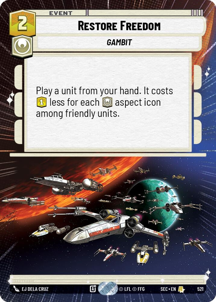 Restore Freedom (Hyperspace) (521) (SEC)