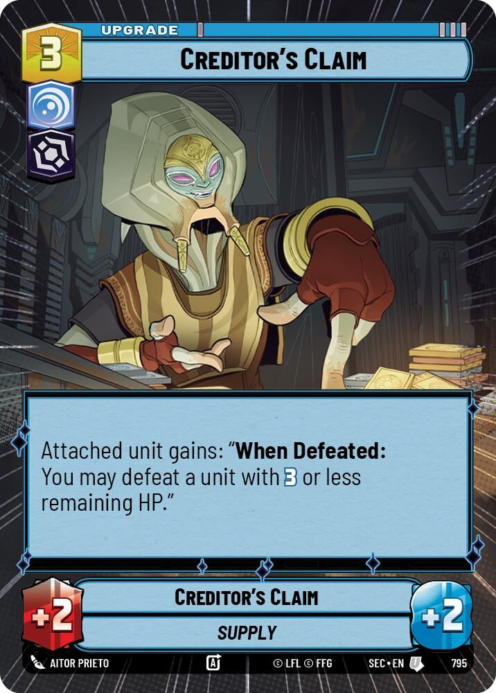 Creditor's Claim (Hyperspace Foil) (795) (SEC)