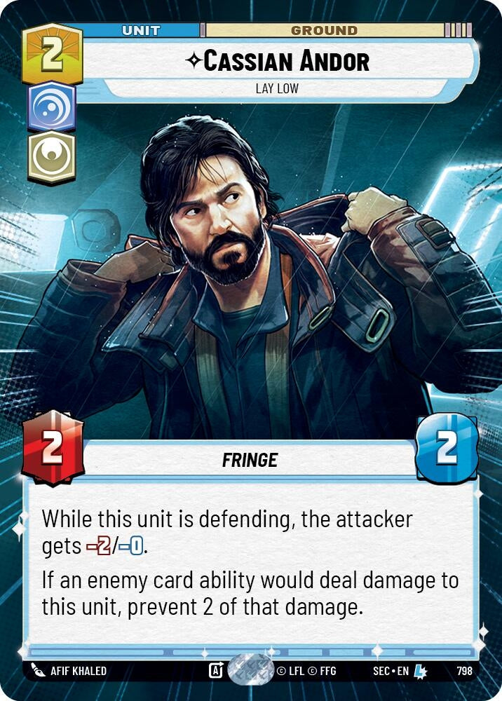 Cassian Andor - Lay Low (Hyperspace Foil) (798) (SEC)