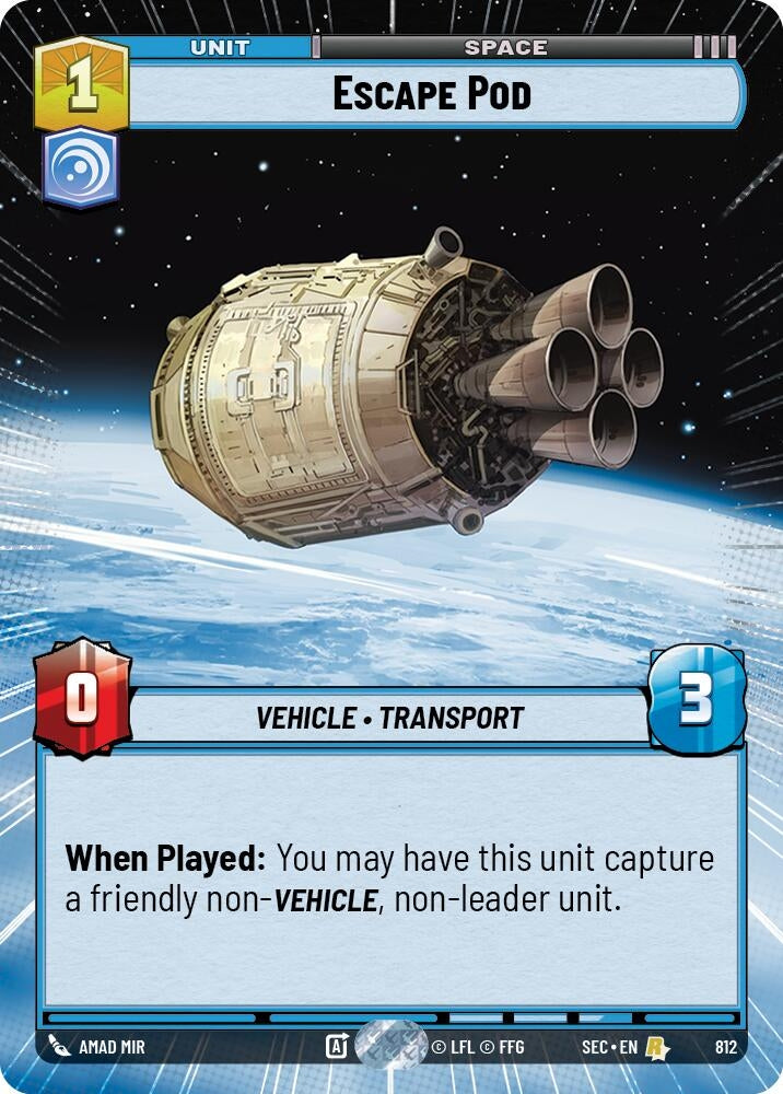 Escape Pod (Hyperspace Foil) (812) (SEC)