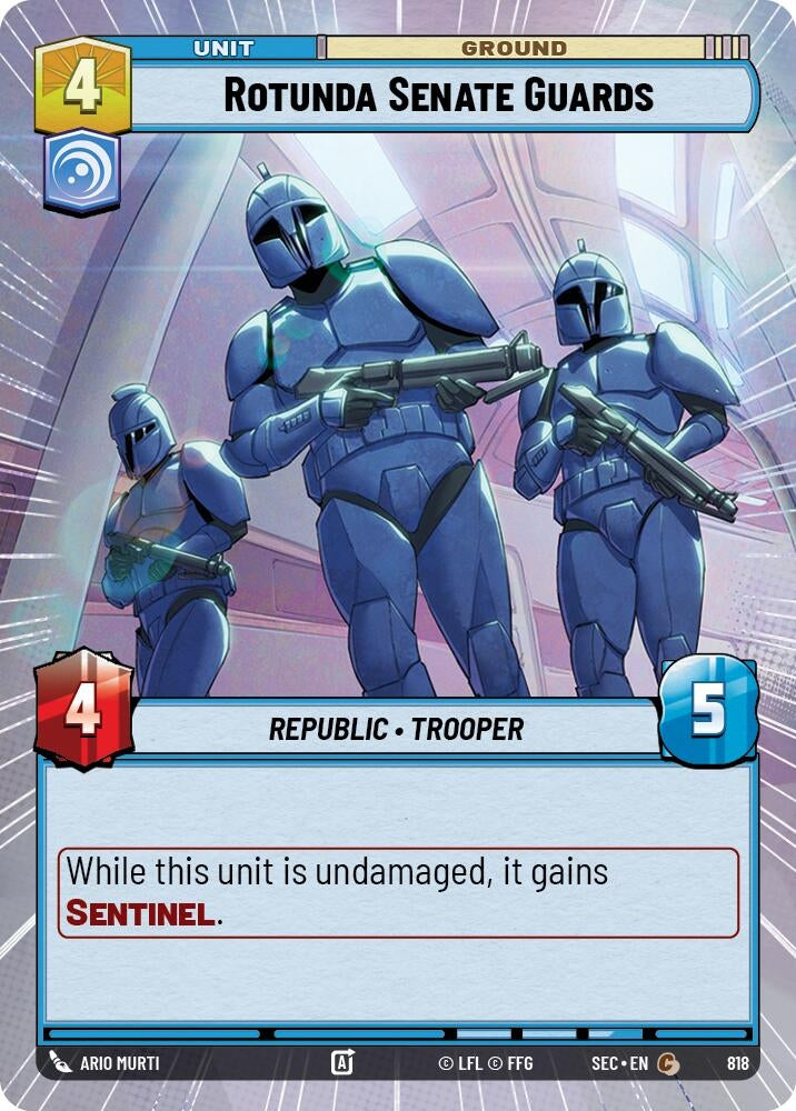 Rotunda Senate Guards (Hyperspace Foil) (818) (SEC)