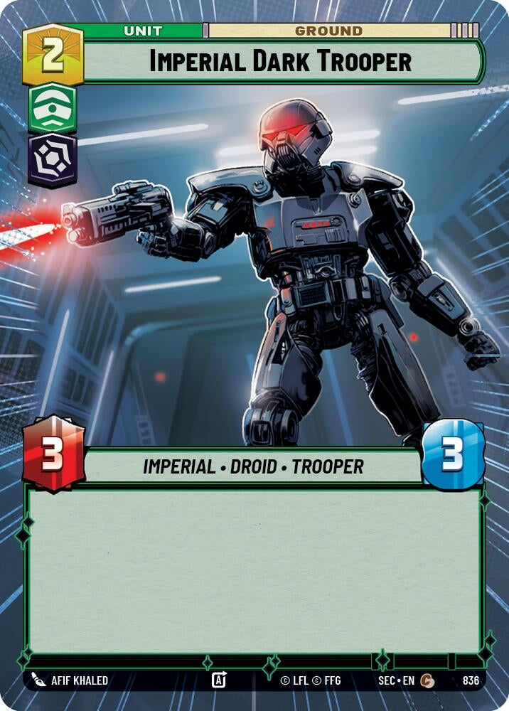 Imperial Dark Trooper (Hyperspace Foil) (836) (SEC)