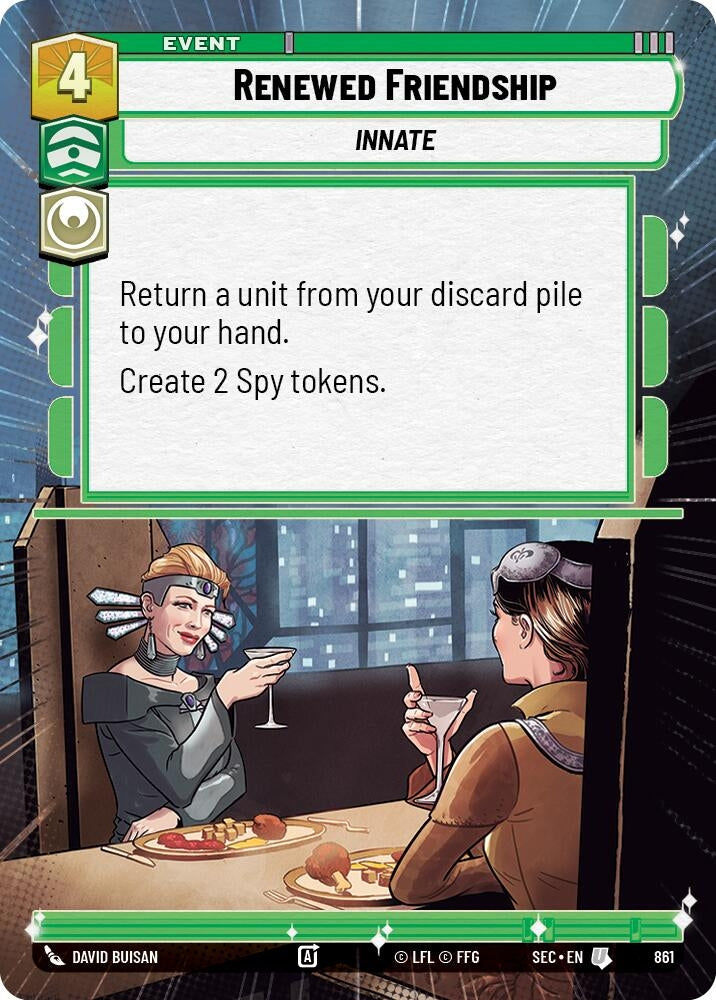 Renewed Friendship (Hyperspace Foil) (861) (SEC)