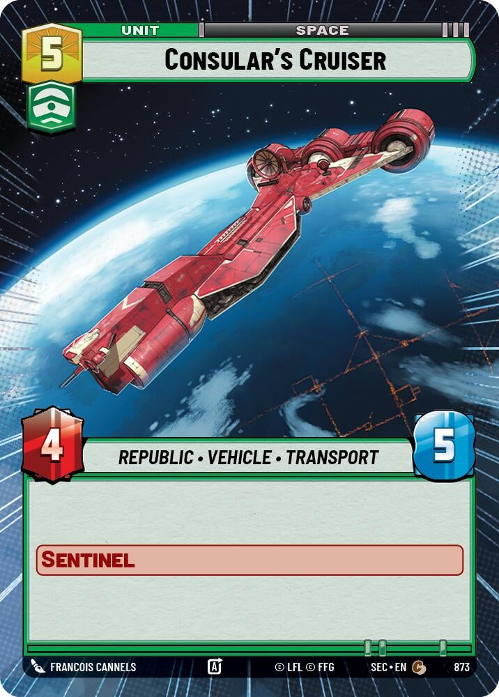 Consular's Cruiser (Hyperspace Foil) (873) (SEC)