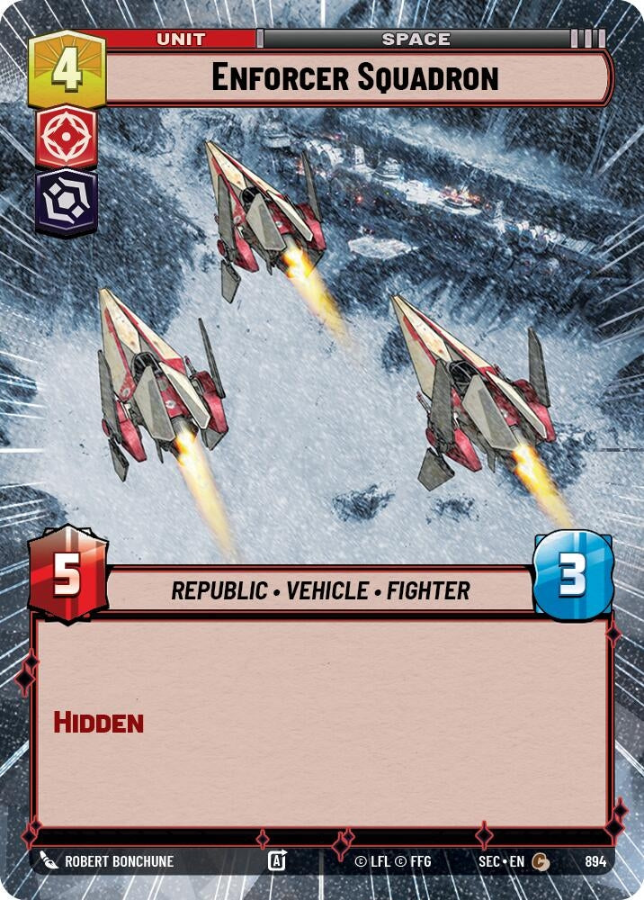Enforcer Squadron (Hyperspace Foil) (894) (SEC)