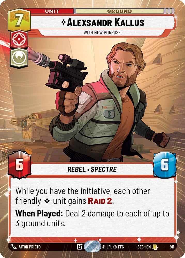 Alexsandr Kallus - With New Purpose (Hyperspace Foil) (911) (SEC)