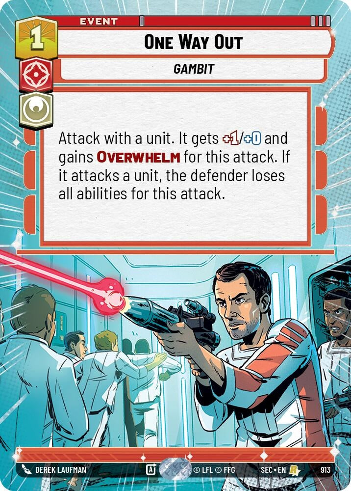 One Way Out (Hyperspace Foil) (913) (SEC)