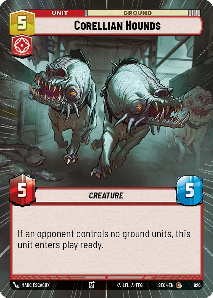 Corellian Hounds (Hyperspace Foil) (926) (SEC)