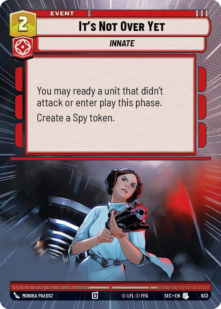 It's Not Over Yet (Hyperspace Foil) (933) (SEC)