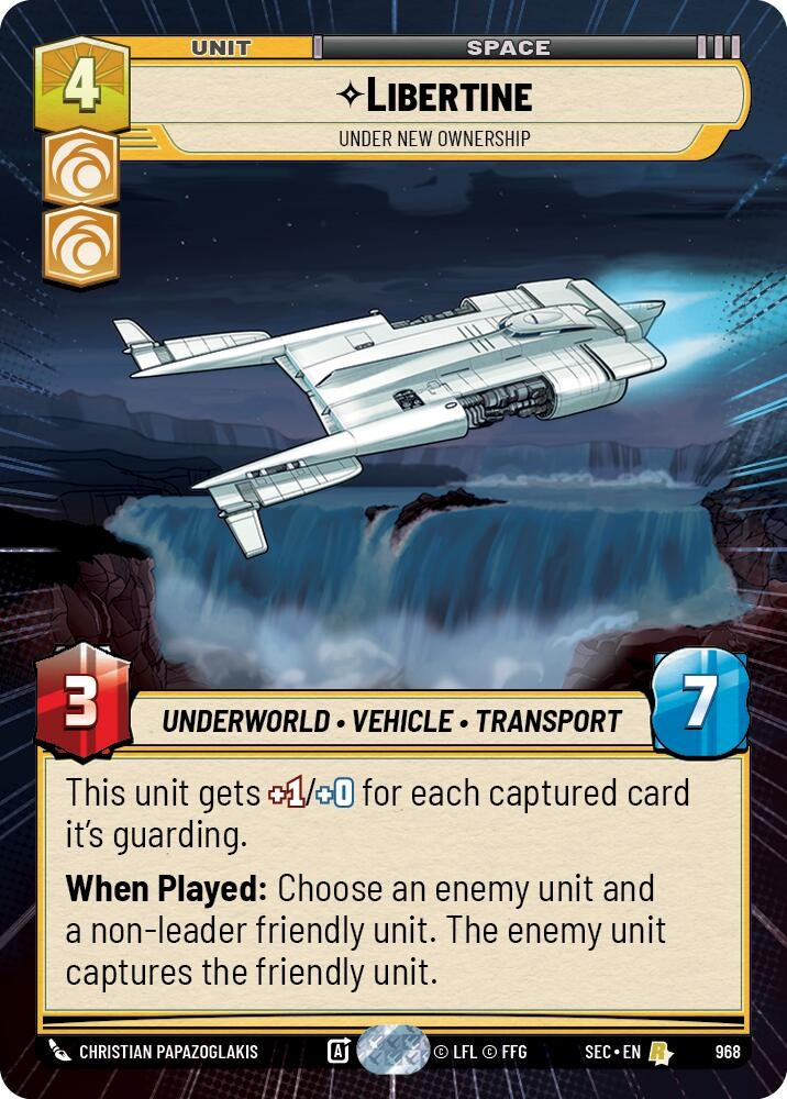 Libertine - Under New Ownership (Hyperspace Foil) (968) (SEC)