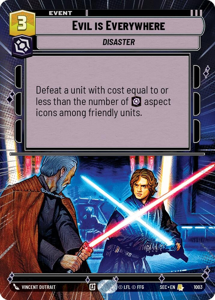 Evil is Everywhere (Hyperspace Foil) (1003) (SEC)