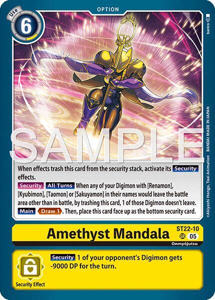 Amethyst Mandala (ST22-10 SR) (ST-22)