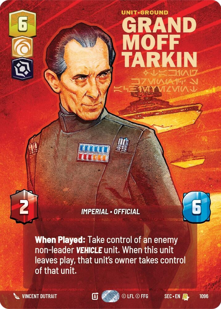 Grand Moff Tarkin - Taking Krennic's Achievement (Prestige Foil) (1096) (SEC)