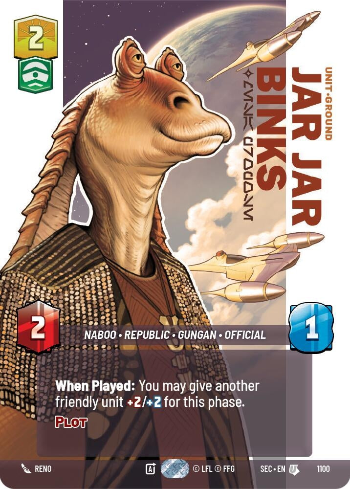 Jar Jar Binks - Mesa Propose (Prestige Foil) (1100) (SEC)
