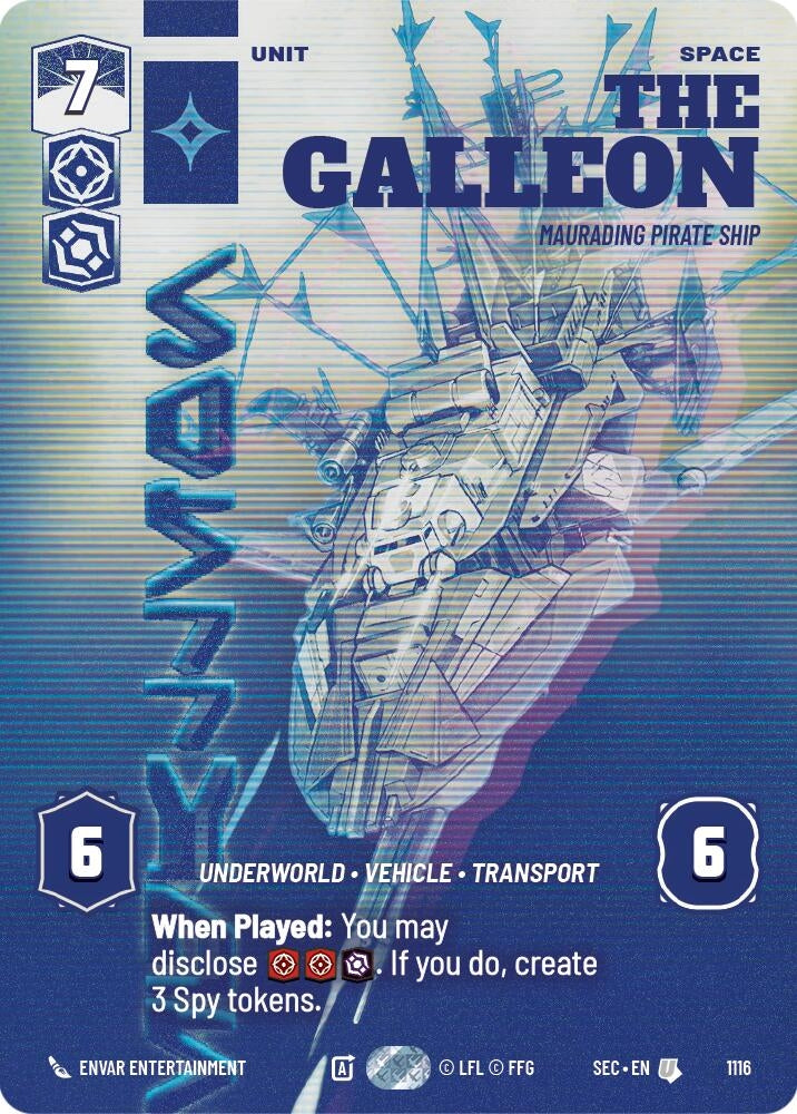 The Galleon - Marauding Pirate Ship (Prestige Foil) (1116) (SEC)