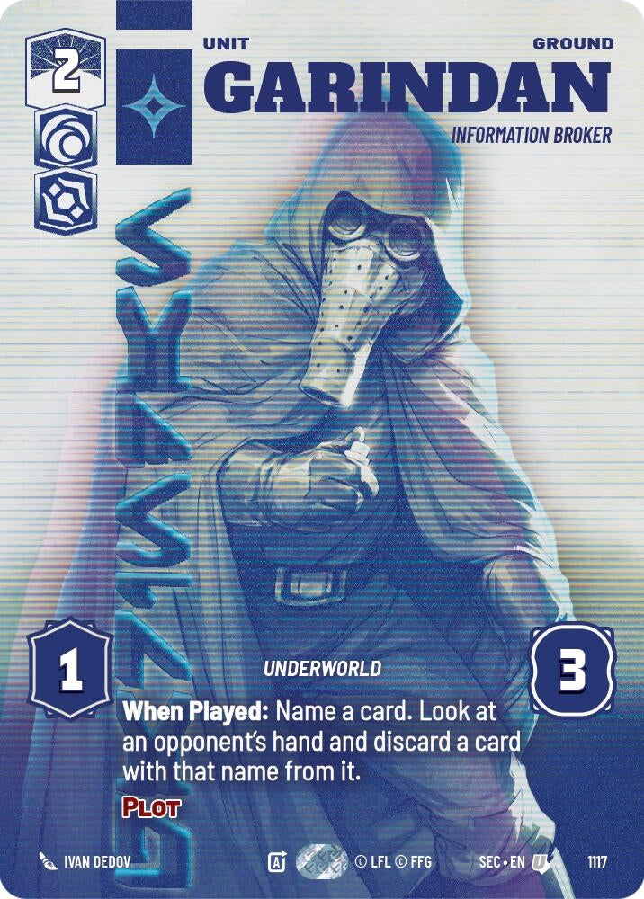 Garindan - Information Broker (Prestige Foil) (1117) (SEC)