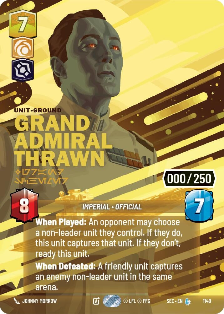 Grand Admiral Thrawn - Grand Schemer (Serialized) (1140) (SEC)