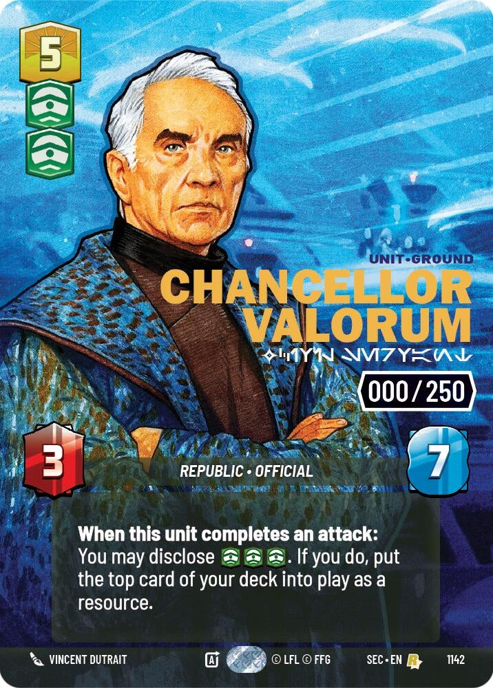 Chancellor Valorum - Civil Servant (Serialized) (1142) (SEC)