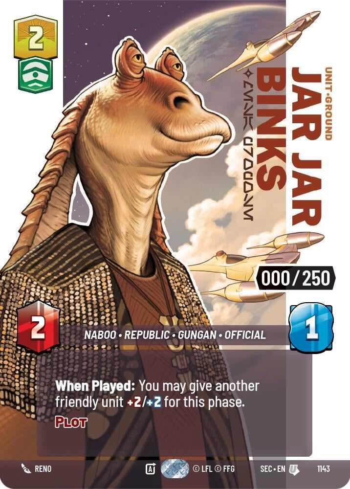 Jar Jar Binks - Mesa Propose (Serialized) (1143) (SEC)