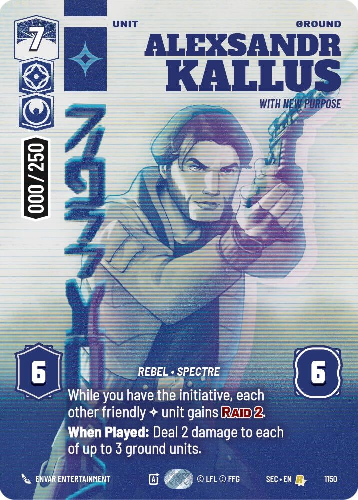 Alexsandr Kallus - With New Purpose (Serialized) (1150) (SEC)