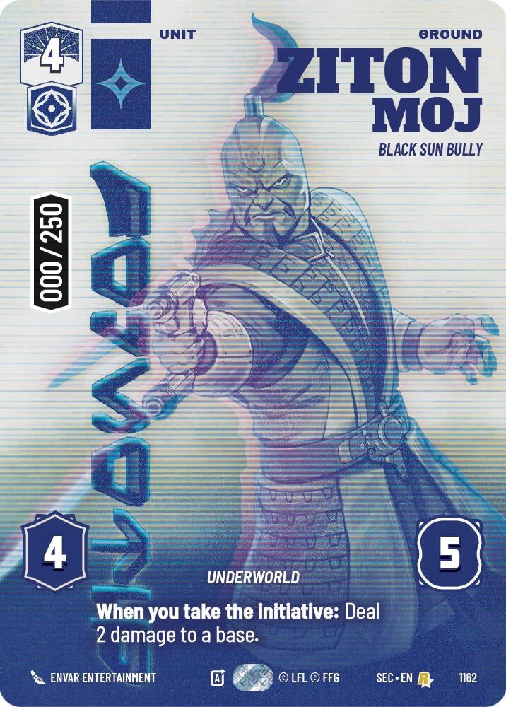 Ziton Moj - Black Sun Bully (Serialized) (1162) (SEC)