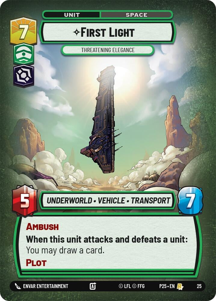 First Light - Threatening Elegance (25) (OPP)