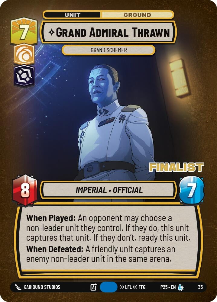 Grand Admiral Thrawn - Grand Schemer (Finalist) (35) (OPP)