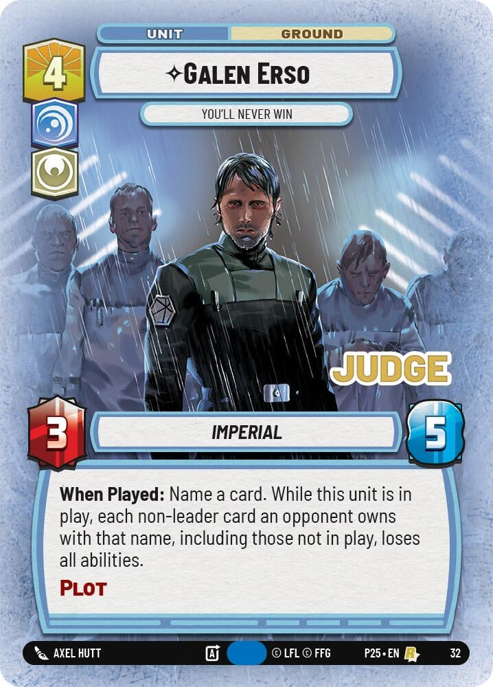Galen Erso - You'll Never Win (32) (JDG)