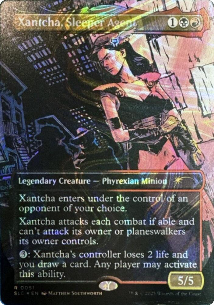 Xantcha, Sleeper Agent (Halo Foil) (51) (SLC)