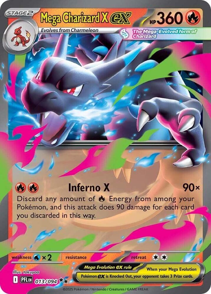 Mega Charizard X ex - 013/094 (013/094) (PFL)
