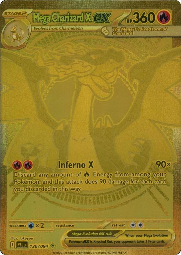 Mega Charizard X ex - 130/094 (130/094) (PFL)