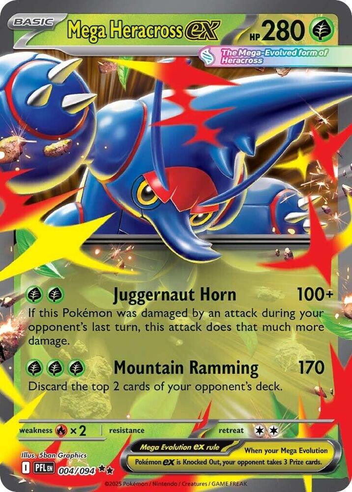 Mega Heracross ex - 004/094 (004/094) (PFL)