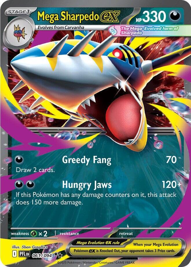 Mega Sharpedo ex - 061/094 (061/094) (PFL)