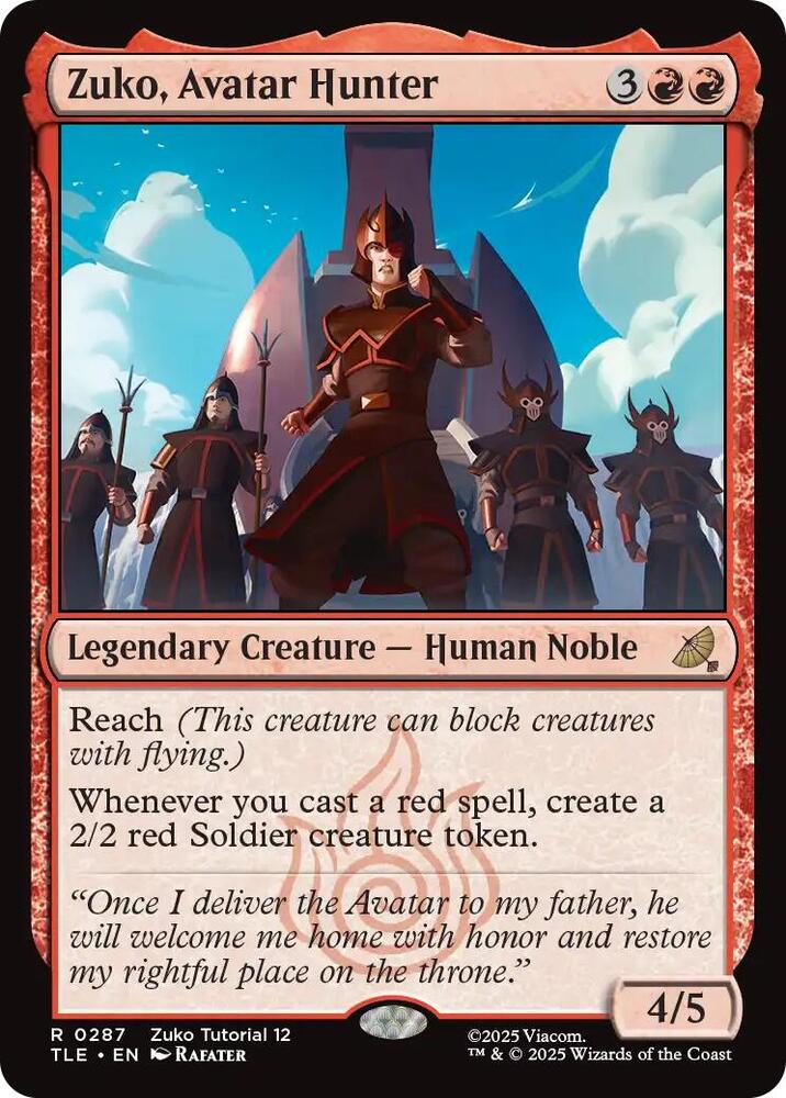 Zuko, Avatar Hunter (0287) (287) (TLE)