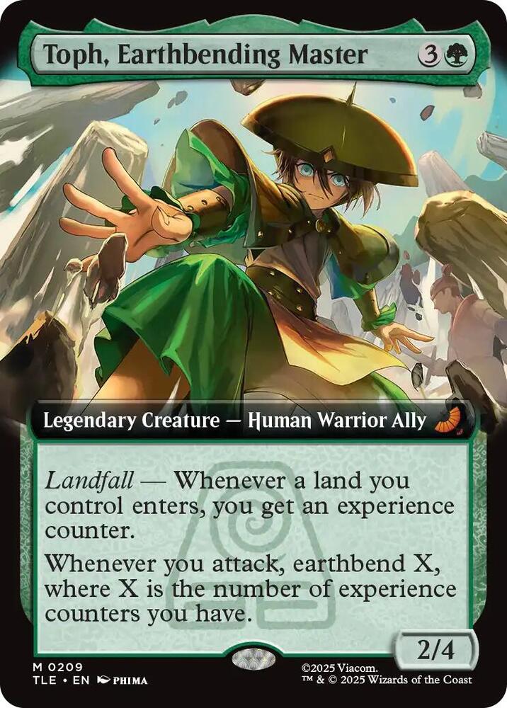Toph, Earthbending Master (Extended Art) (209) (TLE)